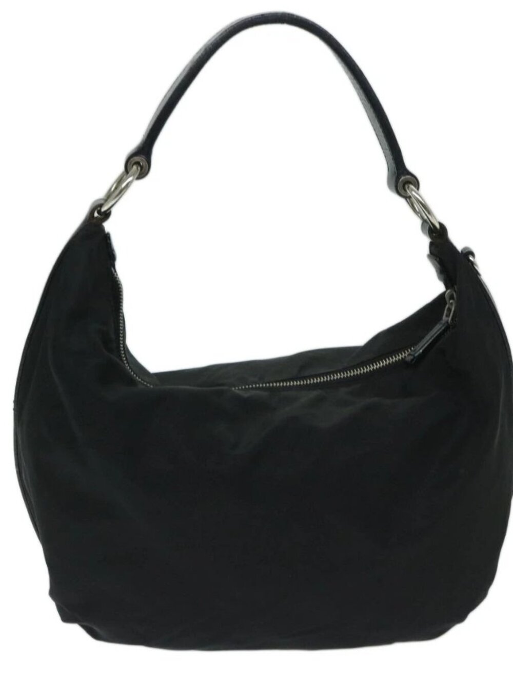 PRADA Shoulder Bag Nylon Black Auth - Picture 3 of 16